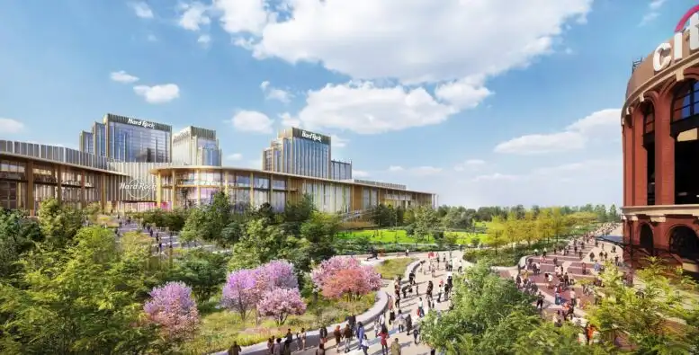 Renderings for the planned Metropolitan Park.